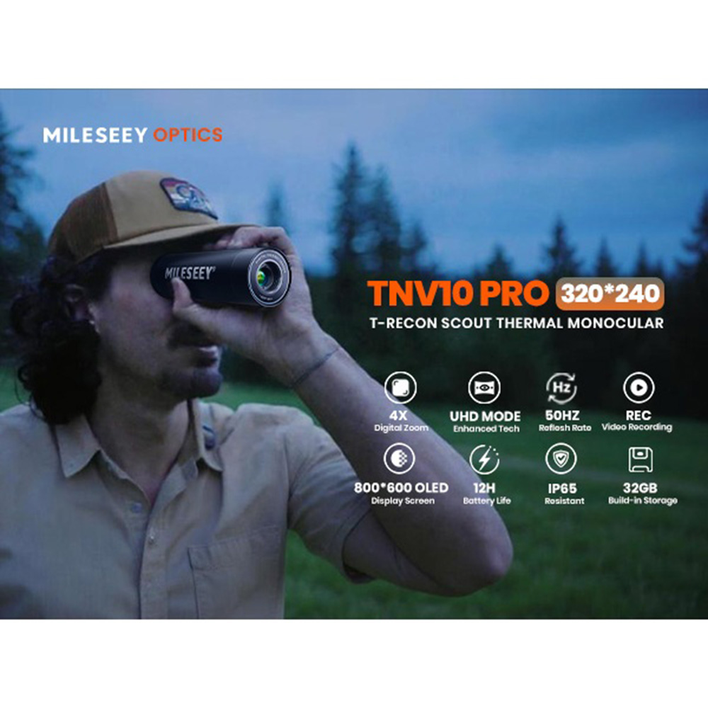 MILESEEY TNV10 PRO 320×240 해상도 - Thermal Scope Night Vision Monocular 리뷰 및 가격